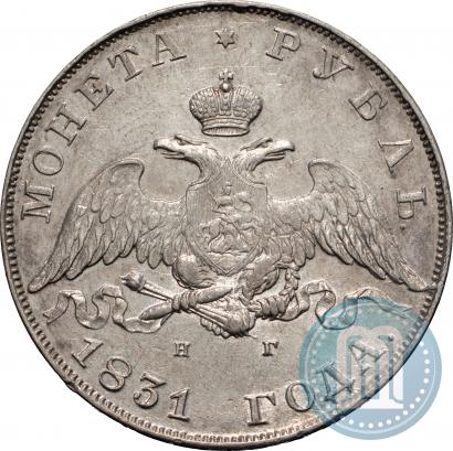 Picture 1 rouble 1831 year СПБ-НГ 