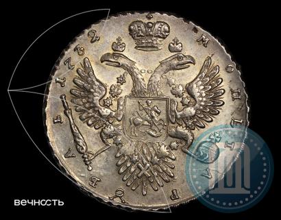 Picture 1 rouble 1731 year  
