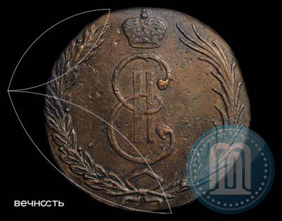 Picture 10 kopecks 1766 year  
