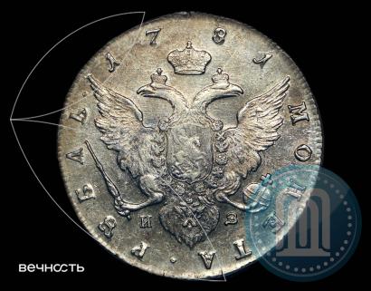 Picture 1 rouble 1781 year СПБ-ИЗ 