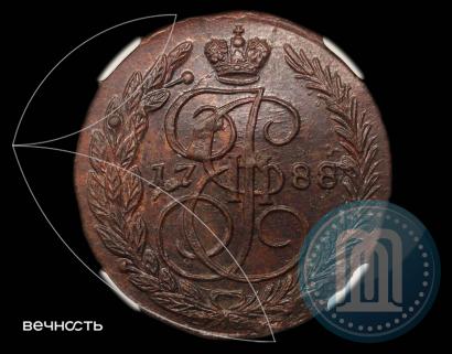 Picture 5 kopecks 1788 year ЕМ 