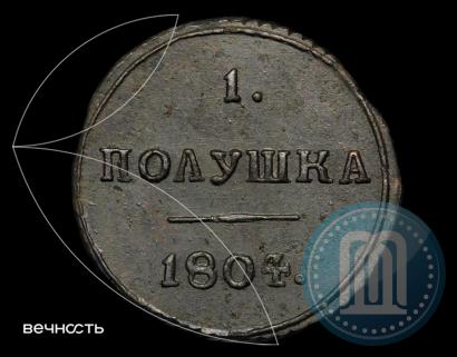 Picture Polushka 1804 year КМ 