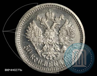 Picture 50 kopecks 1907 year (ЭБ) 