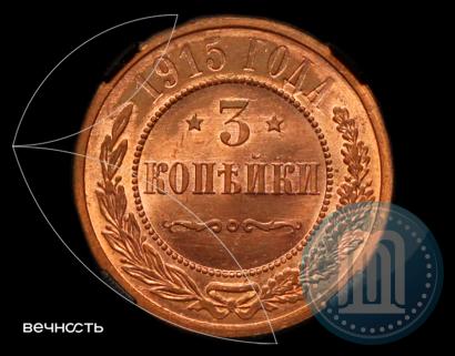 Picture 3 kopecks 1915 year  