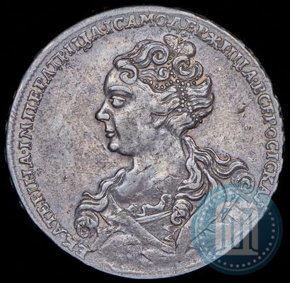 Picture 1 rouble 1726 year  "Moscow type, portrait turned to the left"