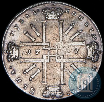 Picture 1 rouble 1727 year  "Petersburg type"
