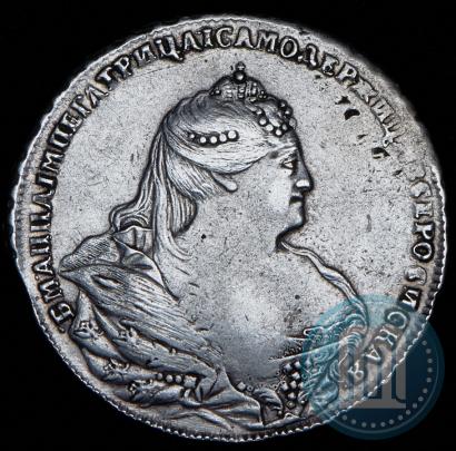 Picture 1 rouble 1738 year  "Moscow type"