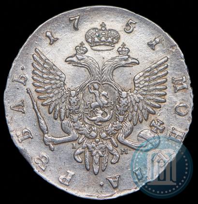 Picture 1 rouble 1751 year СПБ 