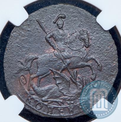 Picture 1 kopeck 1757 year  