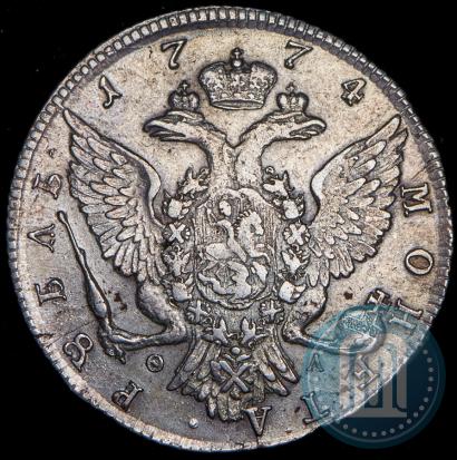 Picture 1 rouble 1774 year СПБ-ФЛ 