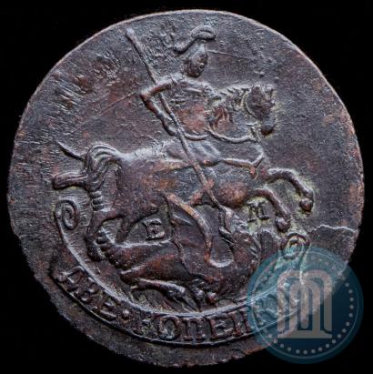 Picture 2 kopecks 1790 year ЕМ 