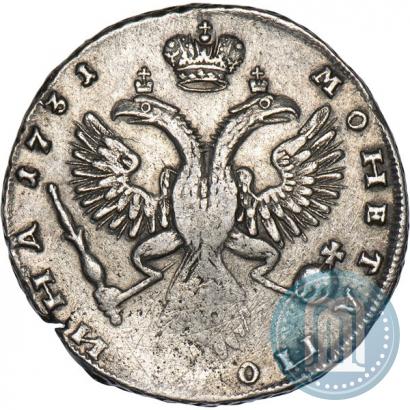 Фото Полтина 1731 года  