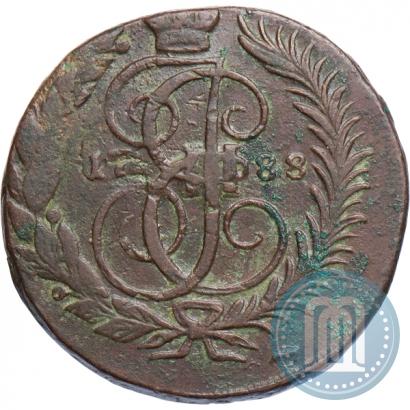 Фото 2 копейки 1788 года ММ 