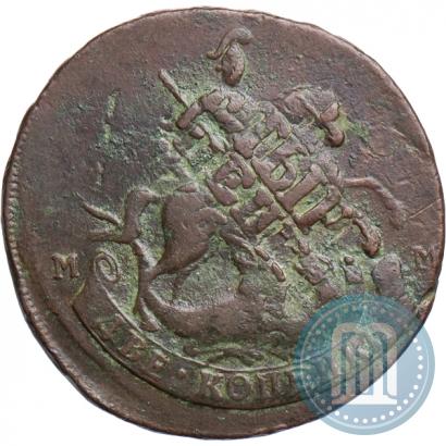 Фото 2 копейки 1788 года ММ 