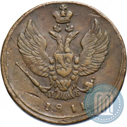 Фото 2 копейки 1811 года КМ-ПБ 