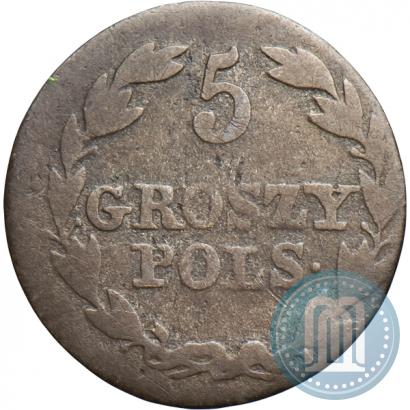 Фото 5 грошей 1827 года FH 