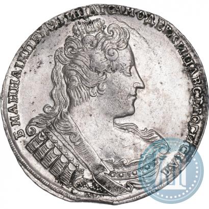 Фото 1 рубль 1733 года  