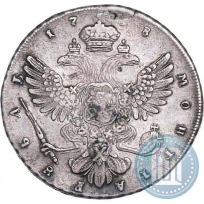 Фото 1 рубль 1738 года СПБ "Петербургский тип"