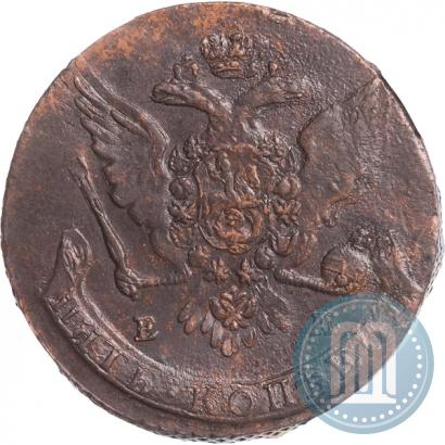 Фото 5 копеек 1763 года ЕМ 