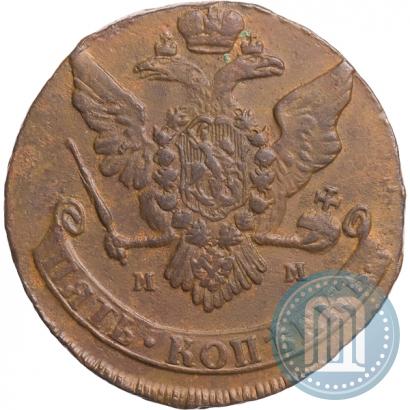 Picture 5 kopecks 1764 year ММ 