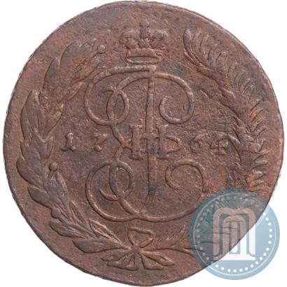 Фото 5 копеек 1764 года ММ 