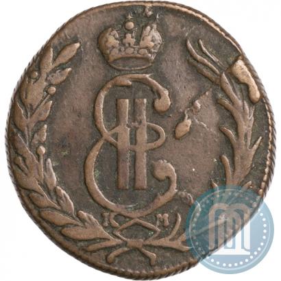 Фото 1 копейка 1768 года КМ 