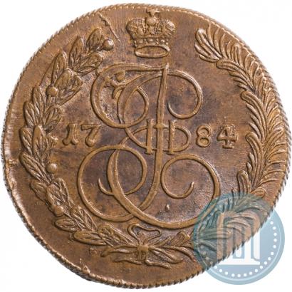 Фото 5 копеек 1784 года КМ 