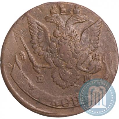 Фото 5 копеек 1786 года ЕМ 