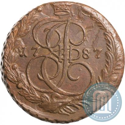 Фото 5 копеек 1787 года ЕМ 