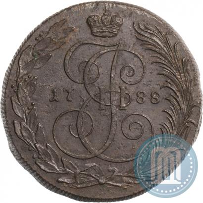 Фото 5 копеек 1788 года КМ 