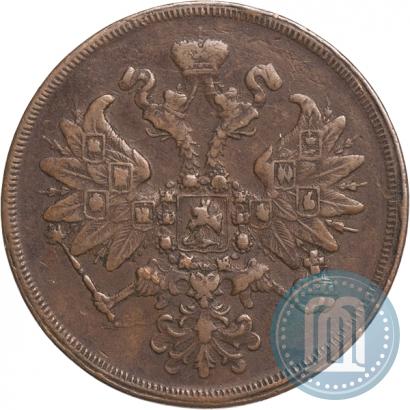 Фото 2 копейки 1860 года ЕМ 