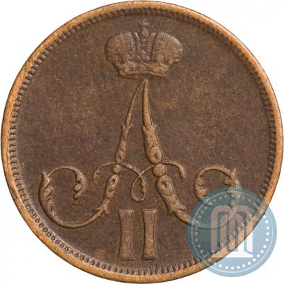 Фото 1 копейка 1862 года ВМ 