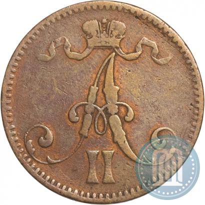 Фото 5 пенни 1866 года  