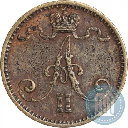 Фото 1 пенни 1874 года  