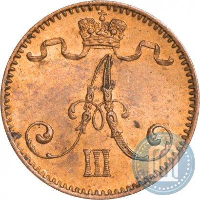 Фото 1 пенни 1892 года  