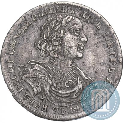 Picture Poltina 1719 year L "Portrait in armour"