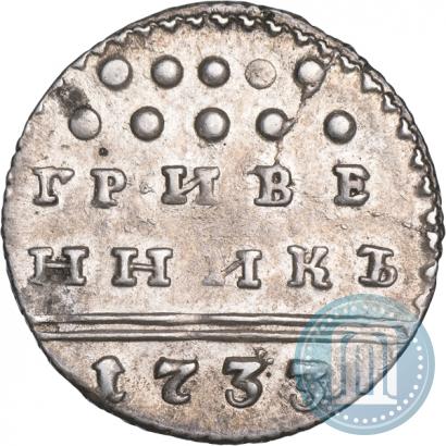 Picture Grivennik 1733 year  