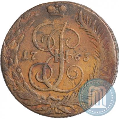 Фото 5 копеек 1763 года СМ 