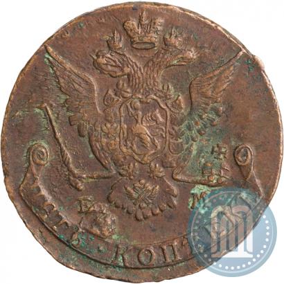 Picture 5 kopecks 1771 year ЕМ 