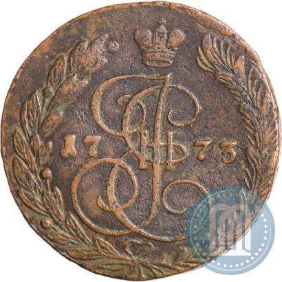 Фото 5 копеек 1773 года ЕМ 