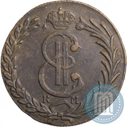 Фото 10 копеек 1781 года КМ 