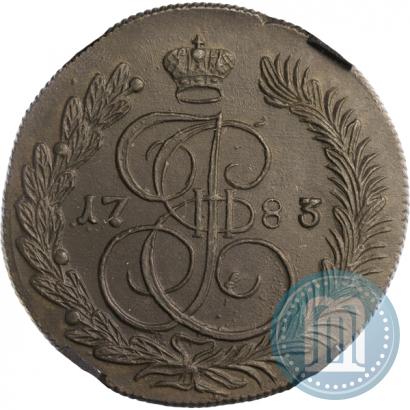 Фото 5 копеек 1783 года КМ 