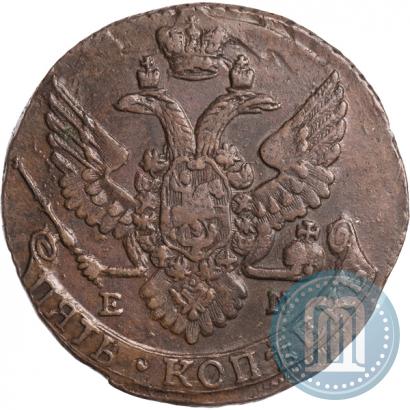 Picture 5 kopecks 1789 year ЕМ 