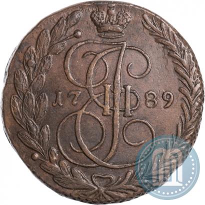 Picture 5 kopecks 1789 year ЕМ 