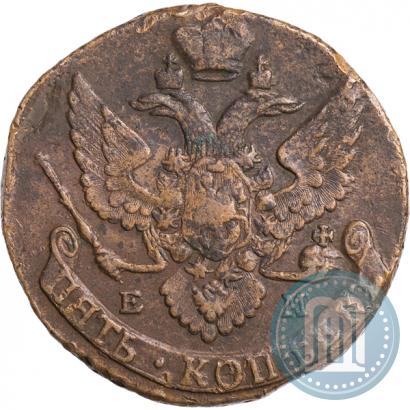 Picture 5 kopecks 1795 year ЕМ 