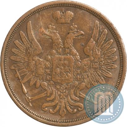 Picture 3 kopecks 1854 year ЕМ 