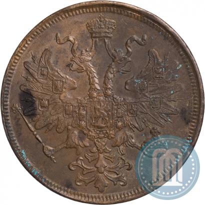 Picture 5 kopecks 1864 year ЕМ 