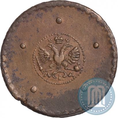 Picture 5 kopecks 1726 year МД 