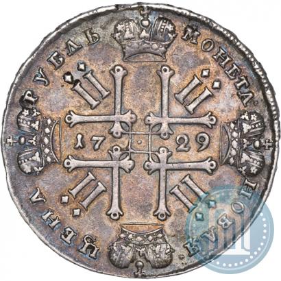 Picture 1 rouble 1729 year  "Type of 1727"