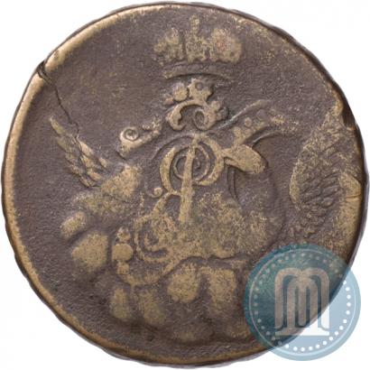 Picture 1 kopeck 1755 year  